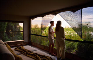 Xugana Island Lodge Luxury Tent Views