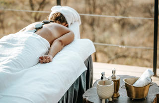 Massage outside your private deck
