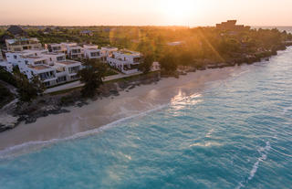 View of property at Sunset