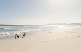 Bike along the beach