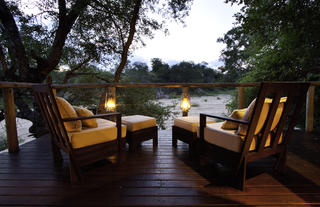 Rhino Post Safari Lodge - Bedroom Deck