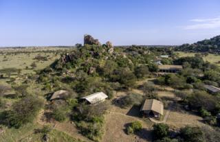 Mbuzi Mawe Camp (Aerial View)