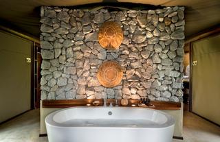 Ngala Tented Camp Tented Suite Bath