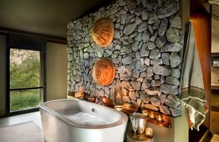 Ngala Tented Camp Tented Suite Bath