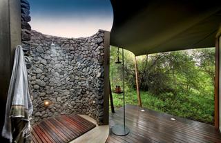 Ngala Tented Camp Tented Suite Shower