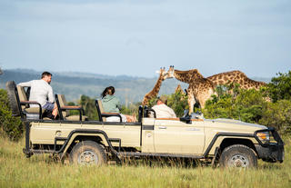 Game viewing at Lalibela Game Reserve