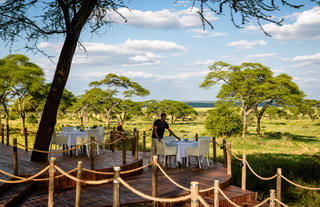 Swala Camp - dining deck