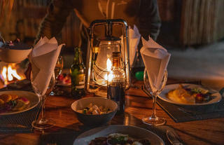 Dining Nsala Wilderness Camp