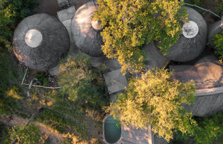 Aerial View Nsala Wilderness Camp