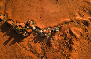 Desert Lodge from Above