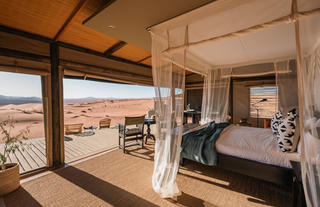 Spacious Rooms Open out onto the Desert