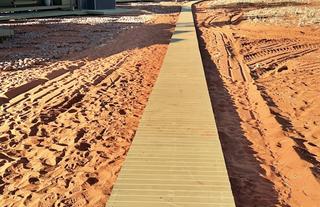 Lodge walkway