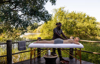 Sussi & Chuma Lodge - Treatment room deck