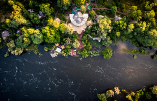 Sussi & Chuma Lodge - Chuma house aerial