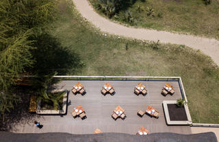 Maramboi Tented Lodge - from Sky