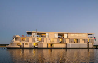 Boat Exterior - Dusk