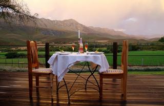 Outdoor dining area