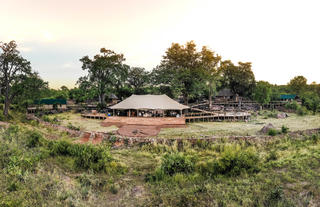 Aerial View of Camp