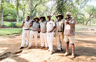 Safari guides at Shiduli Lodge 