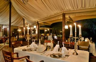 Hamiltons Tented Camp - Dining Room