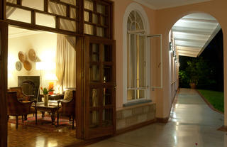 Veranda and dusk