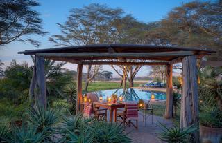 Gazebo by the pool