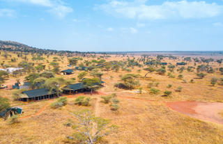 Aerial view of the Camp
