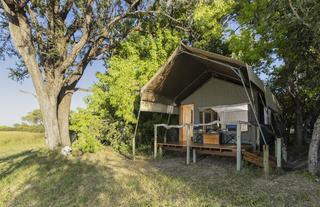 Meru tent deck exterior