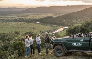Guests enjoying sundowners