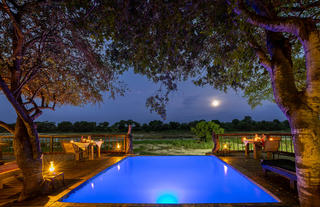 Splash Pool By Night