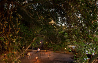 Ichingo Chobe River Lodge bonfire