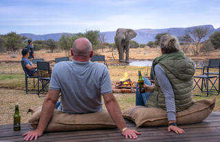 Sundowners in Camp
