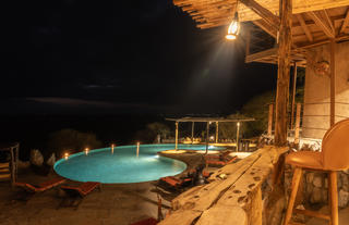 Infinity Pool at night