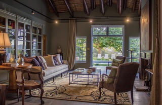Lounge leading out to the pool