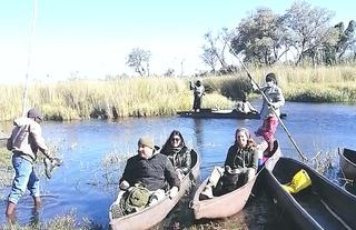 Mokoro excursion - represnting the Netherlands