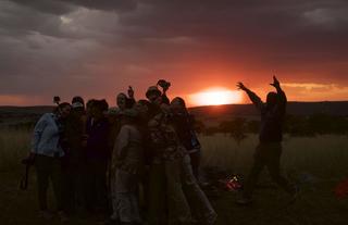 Sundowners in the Bush