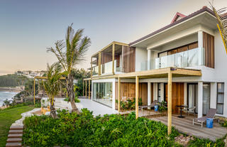 Sala Beach House set above Thompsons Bay Beach