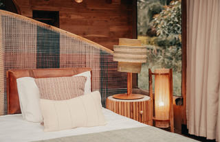 Locally handcrafted guest rooms