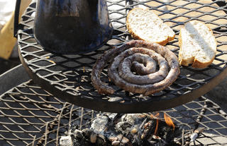 Breakfast at Sossus Oasis Camp Site