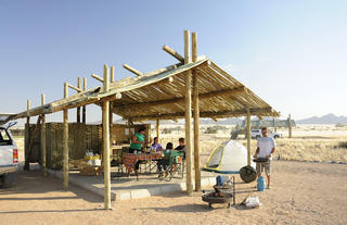 Camping at Sossus Oasis Camp Site