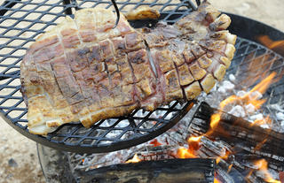 Braai at Sossus Oasis Camp Site