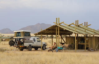Camping at Sossus Oasis Camp Site