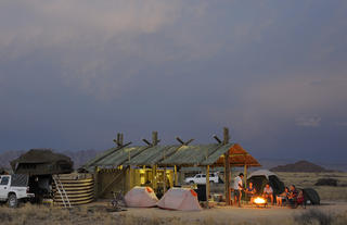 Camping at Sossus Oasis Camp Site