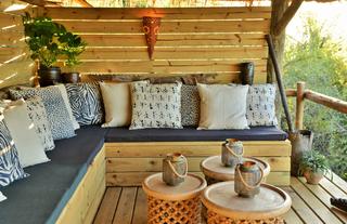 Upstairs Chill out area