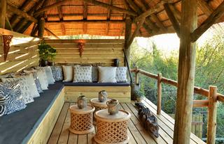 Upstairs Chill out area