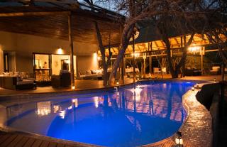 Pool at night