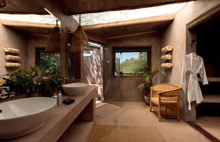 Family Tent Bathroom