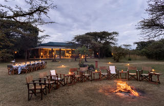Sundowner at the camp