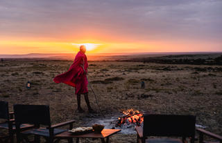 Sundowner in the plains