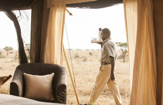 Namiri Plains - Coffee/Tea is being served